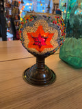 Mosaic Candle Holder with leg