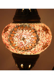 Handcrafted Mosaic Tiffany Curves/ Swan Table Lamp  018