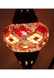 Handcrafted Mosaic Tiffany Curves/ Swan Table Lamp  019