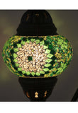 Handcrafted Mosaic Tiffany Curves/ Swan Table Lamp  030