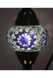Handcrafted Mosaic Tiffany Curves/ Swan Table Lamp  035