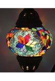 Handcrafted Mosaic Tiffany Curves/ Swan Table Lamp  039
