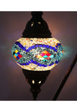 Handcrafted Mosaic Tiffany Curves/ Swan Table Lamp  043