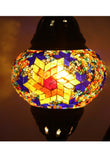 Handcrafted Mosaic Tiffany Curves/ Swan Table Lamp  047
