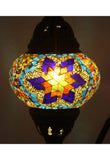 Handcrafted Mosaic Tiffany Curves/ Swan Table Lamp  056