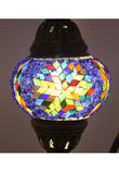 Handcrafted Mosaic Tiffany Curves/ Swan Table Lamp  059