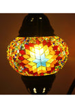 Handcrafted Mosaic Tiffany Curves/ Swan Table Lamp  063