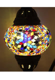 Handcrafted Mosaic Tiffany Curves/ Swan Table Lamp  065