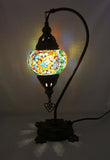 Handcrafted Mosaic Tiffany Curves/ Swan Table Lamp  067