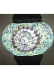Handcrafted Mosaic Tiffany Curves/ Swan Table Lamp  073