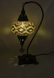 Mosaic Tiffany Curve Table Lamps No 3 Glass 010