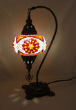 Mosaic Tiffany Curve Table Lamps No 3 Glass 016