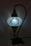 Mosaic Tiffany Curve Table Lamps No 3 Glass 002