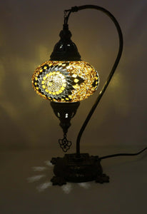 Mosaic Tiffany Curve Table Lamps No 3 Glass 005