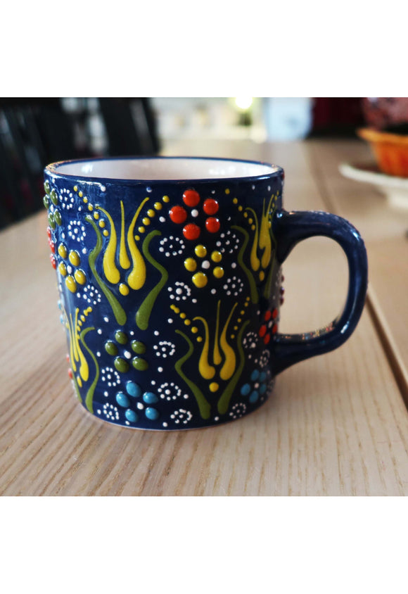 Dark Blue Ceramic Mug