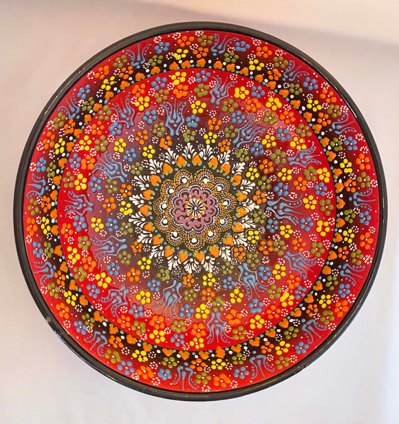 Ceramic  Bowls Red 30cm